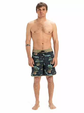 QUIKSILVER | Herren Beachshort Surfsilk Scallop 18" | schwarz
